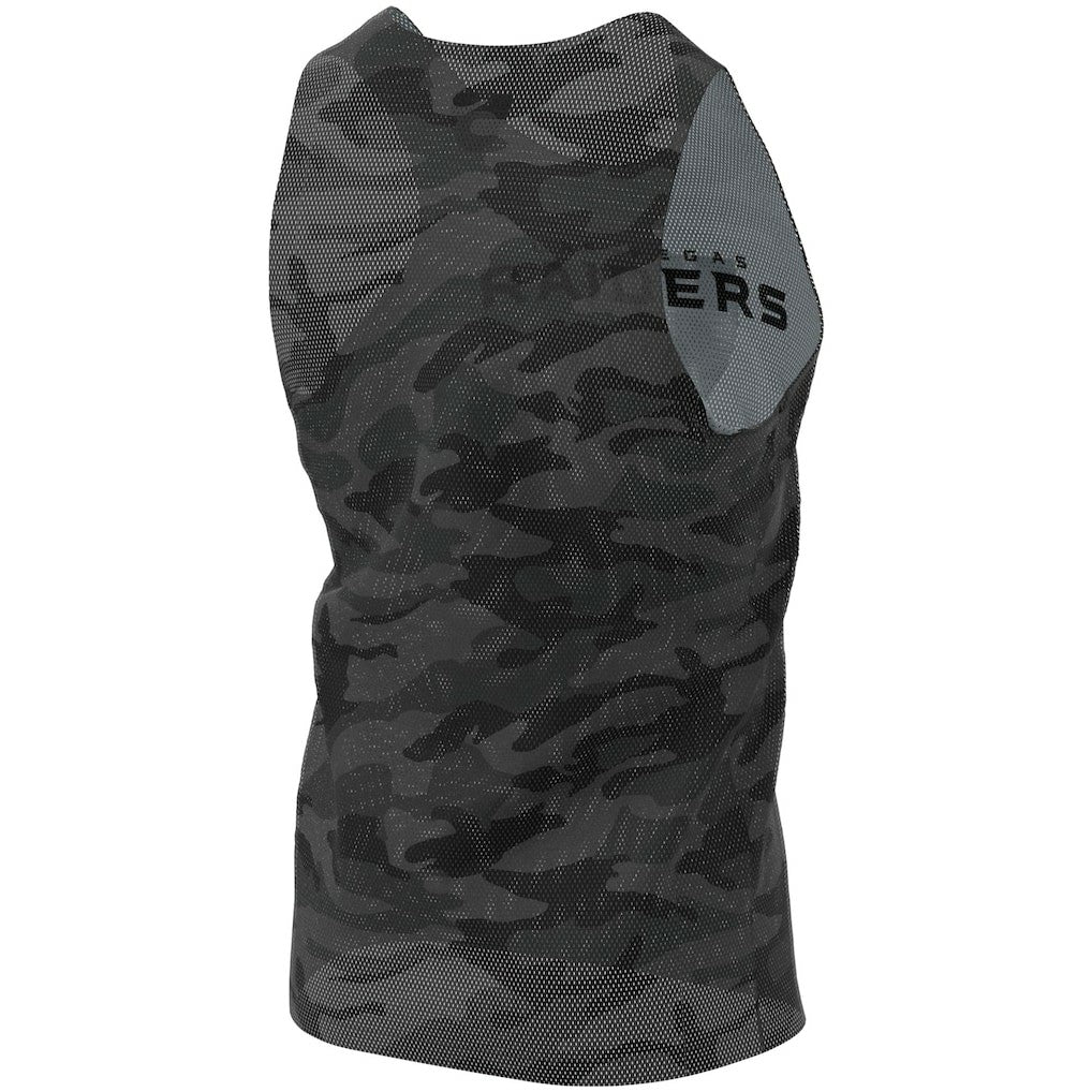 Las Vegas Raiders FOCO Reversible Mesh Tank Top Black/Gray - NFL