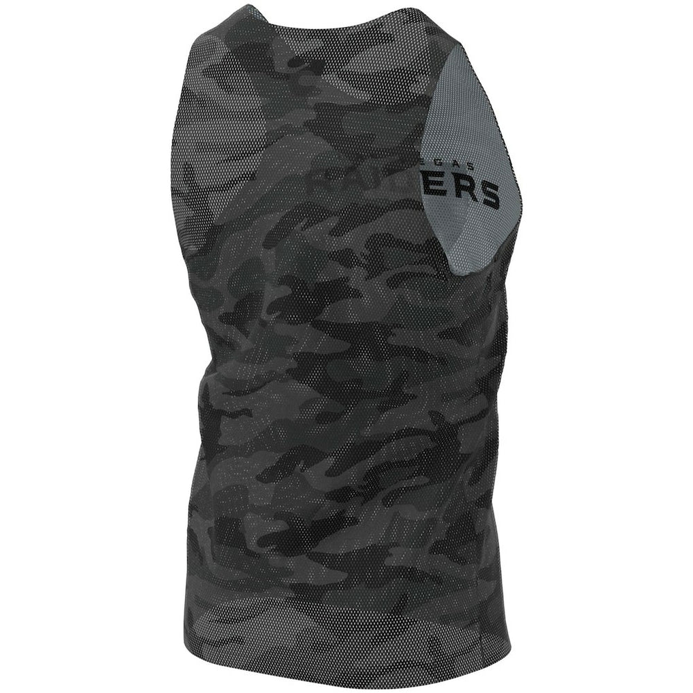 Las Vegas Raiders FOCO Reversible Mesh Tank Top Black/Gray - NFL