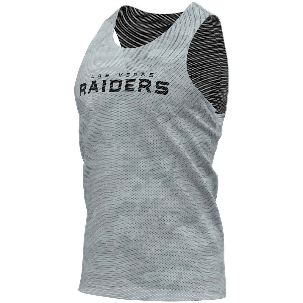 Las Vegas Raiders FOCO Reversible Mesh Tank Top Black/Gray - NFL