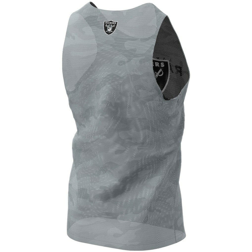 Las Vegas Raiders FOCO Reversible Mesh Tank Top Black/Gray - NFL