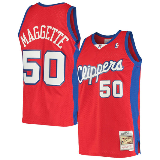Corey Maggette LA Clippers 2000/01 Hardwood Classics Swingman Jersey - Red | NBA Jerseys