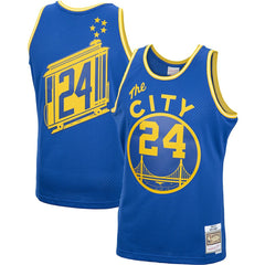 Mitchell & Ness - Rick Barry Golden State Warriors 1966/67 Hardwood Classics Swingman Jersey - Royal