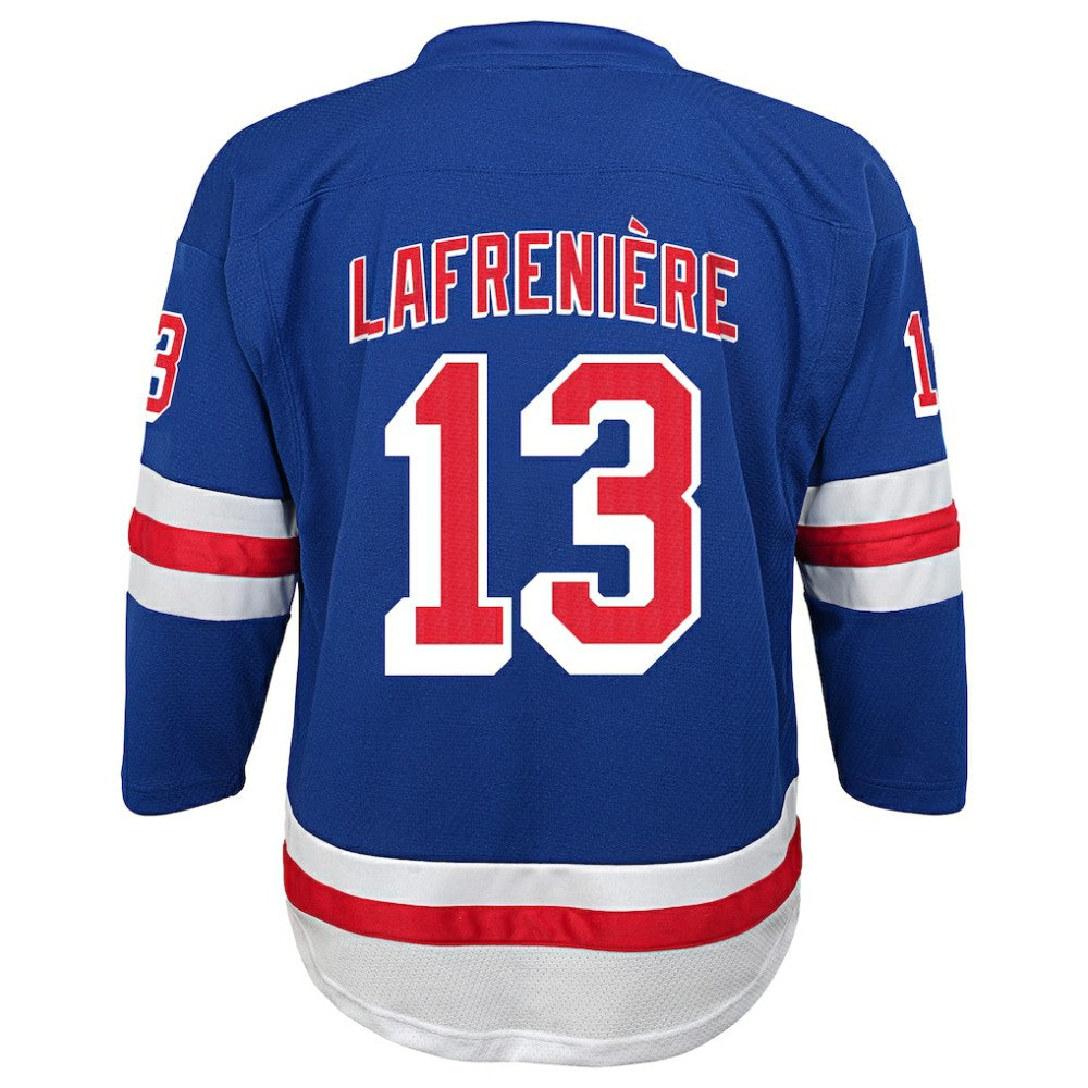 Alexis Lafreniere New York Rangers Youth Home Replica Player Jersey - Blue | NHL Jerseys
