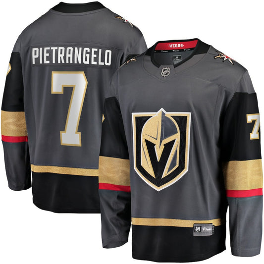 Alex Pietrangelo Vegas Golden Knights Fanatics Breakaway Player Jersey - Black | NHL Jerseys