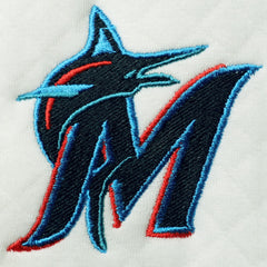 Miami Marlins Concepts Sport Women's Quilted Pullover Sweatshirt On Sale