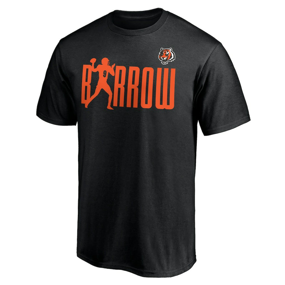 Joe Burrow Cincinnati Bengals Checkdown T-Shirt Black - NFL