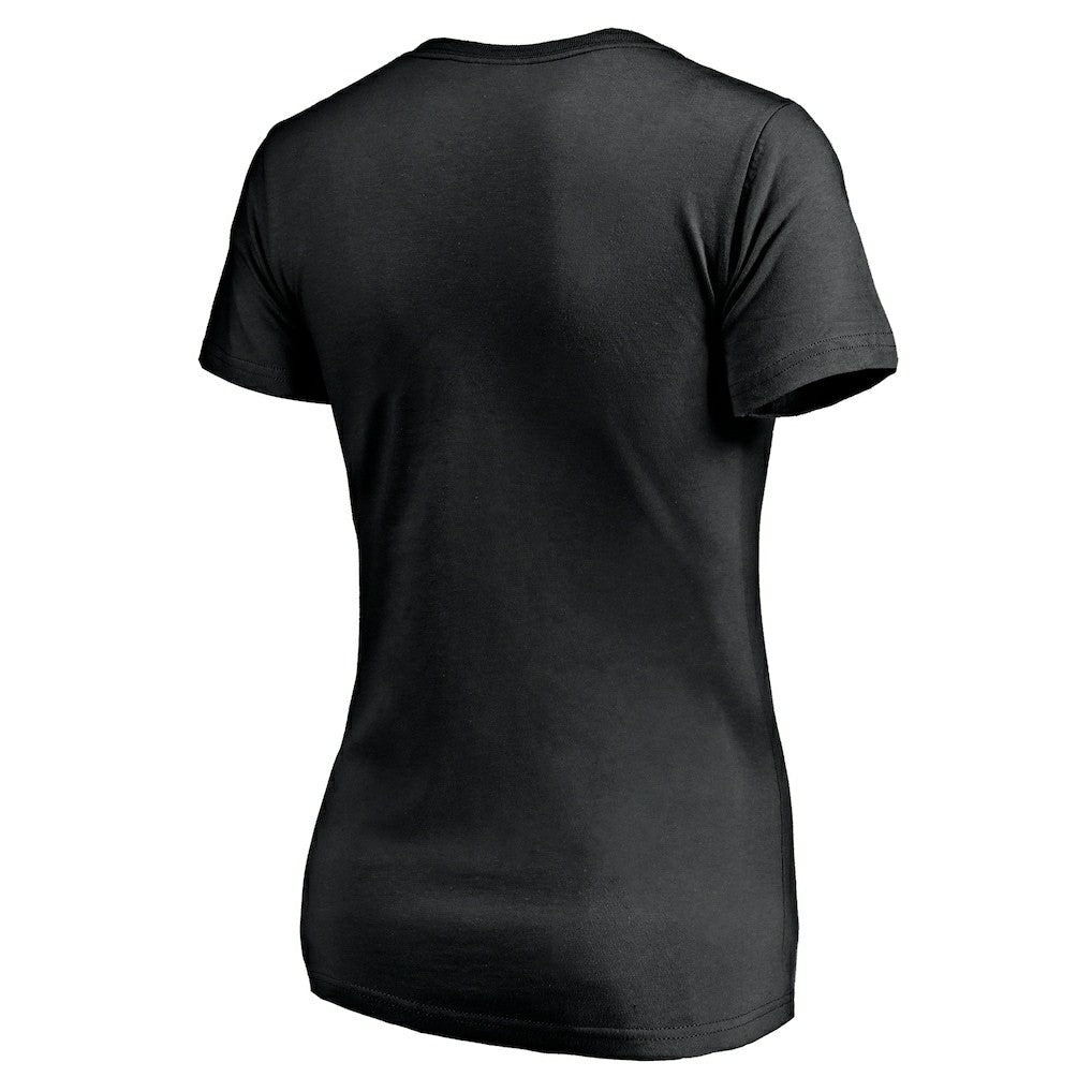 Joe Burrow Cincinnati Bengals Women's Checkdown V-Neck T-Shirt Black - NFL
