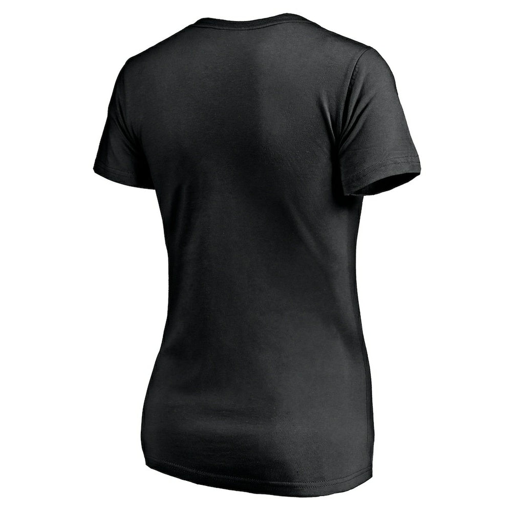 T.J. Watt Pittsburgh Steelers Women's Checkdown V-Neck T-Shirt Black - NFL