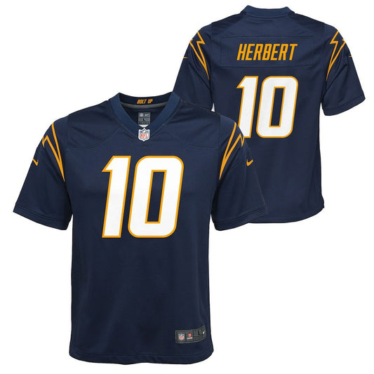 Justin Herbert Los Angeles Chargers Youth Game Jersey - Navy | NFL Jerseys