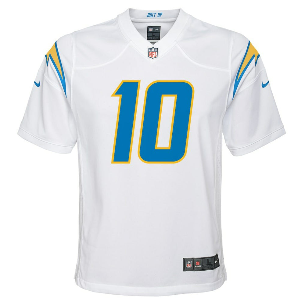 Justin Herbert Los Angeles Chargers Youth Game Jersey White - Nike