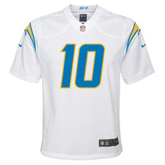 Justin Herbert Los Angeles Chargers Youth Game Jersey White - Nike