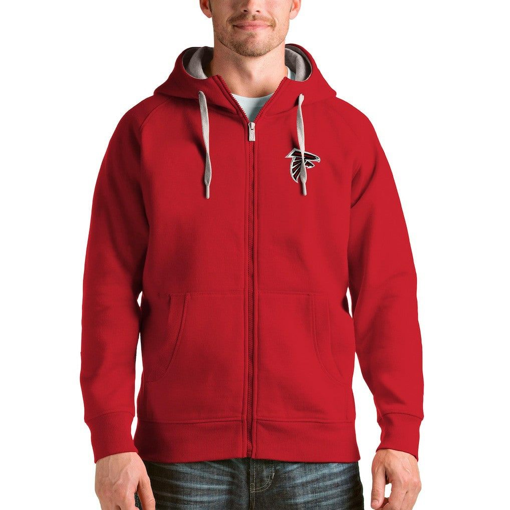 Atlanta Falcons Antigua Victory Full-Zip Hoodie Red - NFL