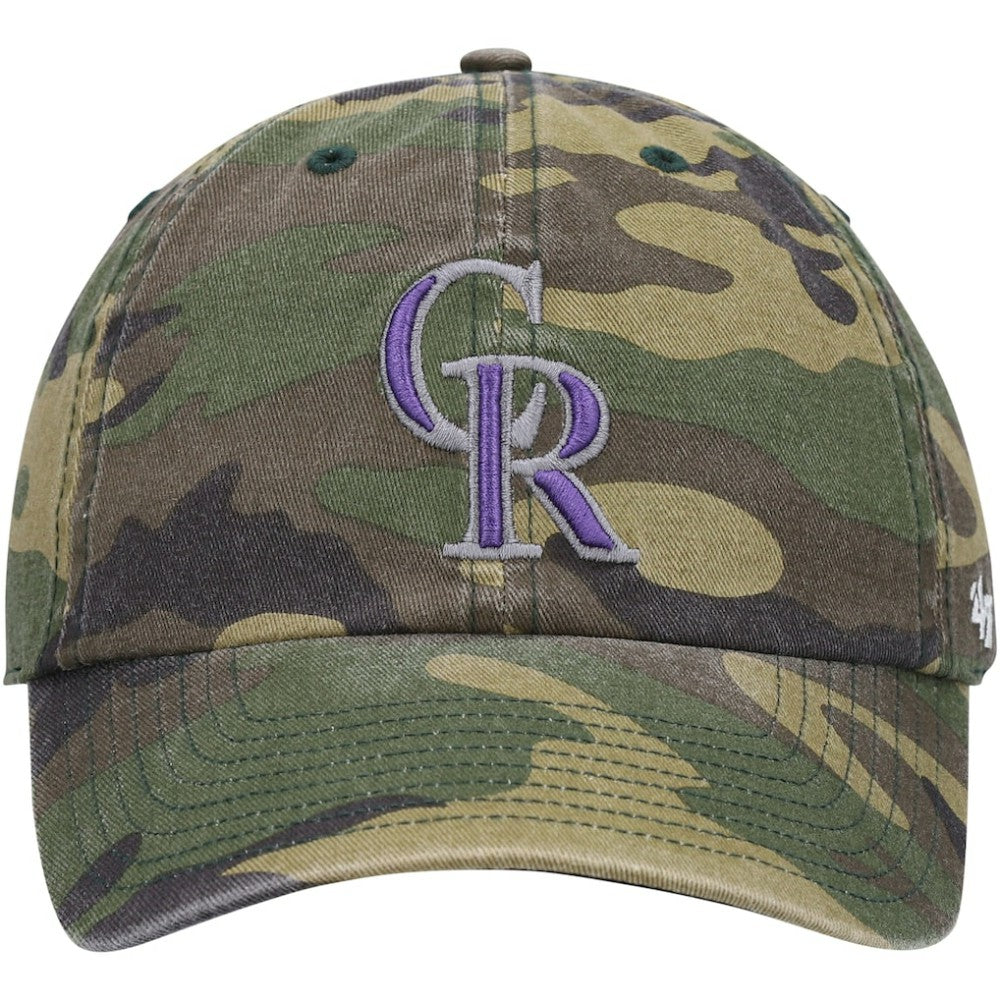 Colorado Rockies '47 Team Clean Up Adjustable Hat Lifestyle