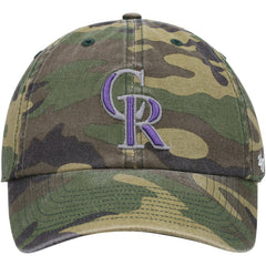 Colorado Rockies '47 Team Clean Up Adjustable Hat Lifestyle