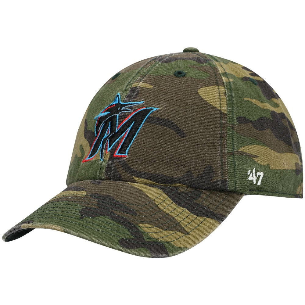 Miami Marlins '47 Team Clean Up Adjustable Hat Clearance