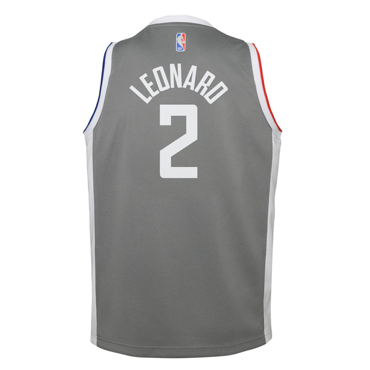 Nike - Kawhi Leonard LA Clippers Youth 2020/21 Swingman Player Jersey Gray - Earned Edition
