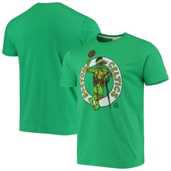 NBA - Boston Celtics Homage NBA x Teenage Mutant Ninja Turtles Tri-Blend T-Shirt - Kelly Green