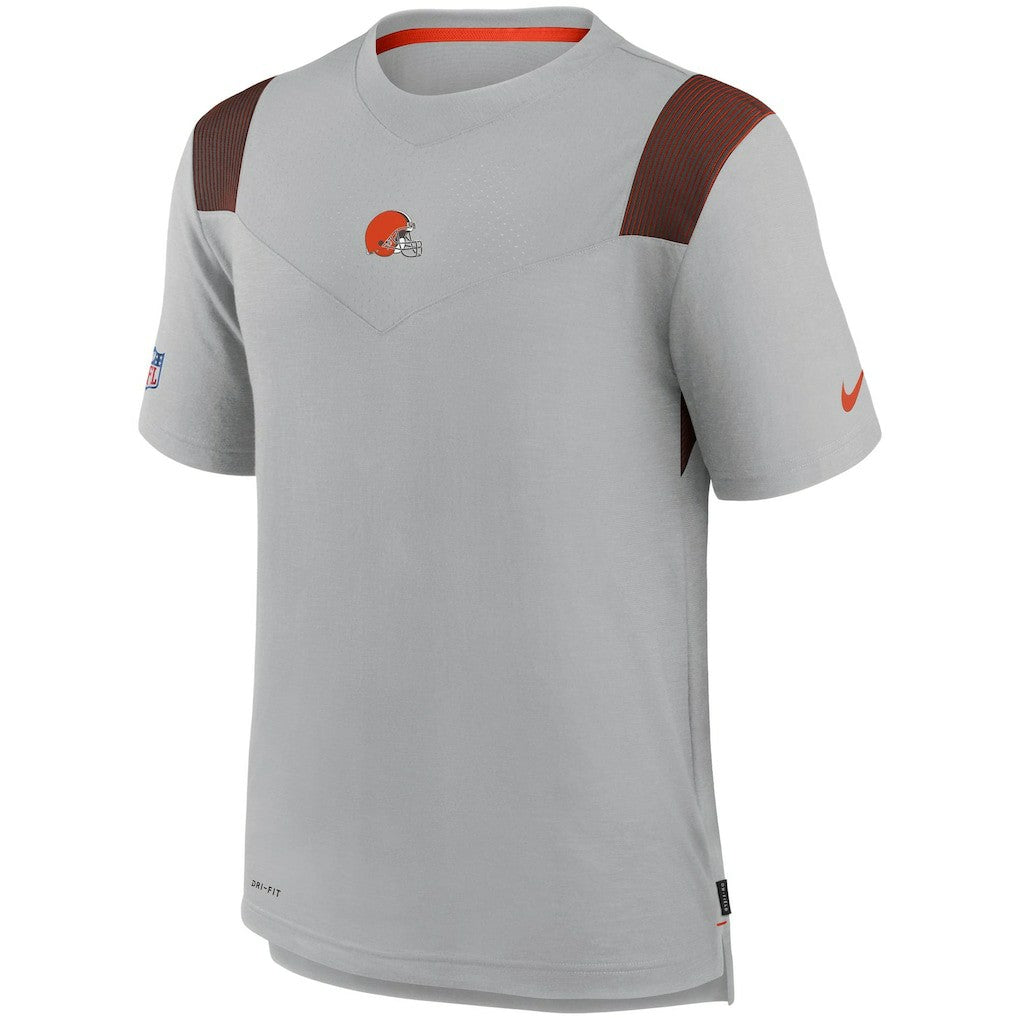 Cleveland Browns Sideline Player UV Performance T-Shirt Gray - Nike