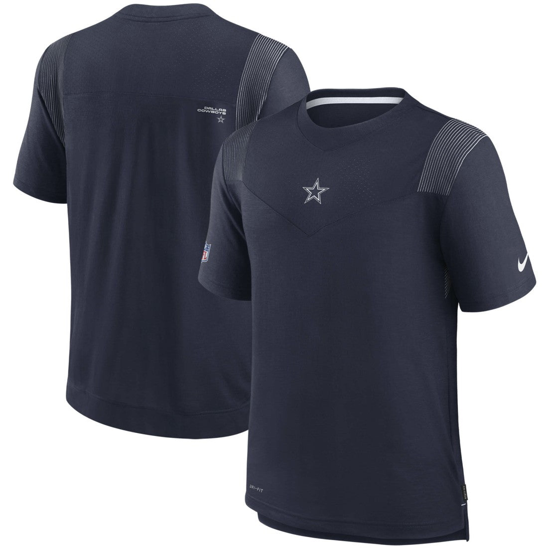Dallas Cowboys Sideline Player UV Performance T-Shirt Navy - Nike