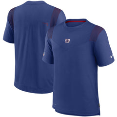 New York Giants Sideline Player UV Performance T-Shirt Royal - Nike