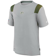Green Bay Packers Sideline Player UV Performance T-Shirt Gray - Nike