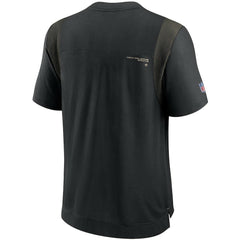 New Orleans Saints Sideline Player UV Performance T-Shirt Black - Nike