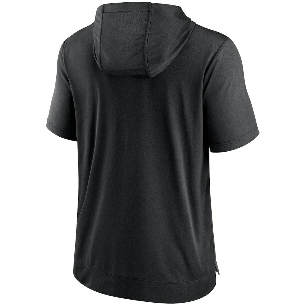 Las Vegas Raiders Performance Hoodie T-Shirt Heathered Charcoal/Black - Nike