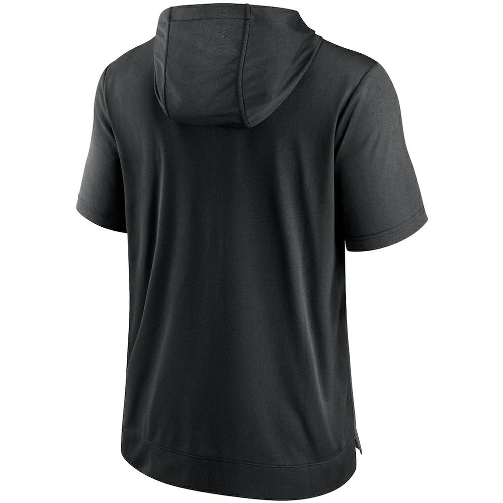 Las Vegas Raiders Performance Hoodie T-Shirt Heathered Charcoal/Black - Nike
