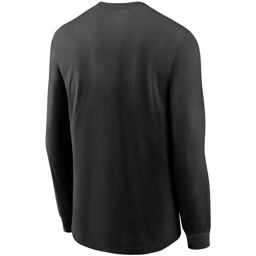 New Orleans Saints Primary Logo Long Sleeve T-Shirt Black - Nike
