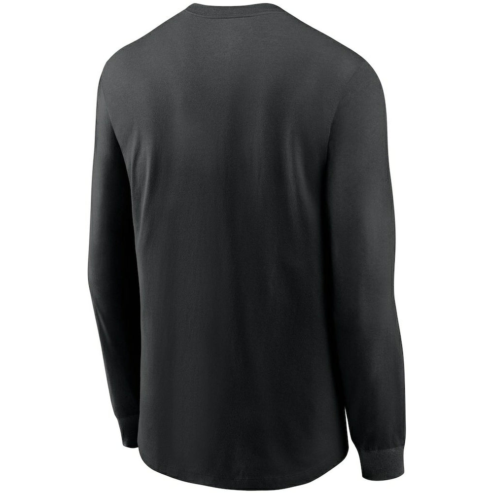 New Orleans Saints Primary Logo Long Sleeve T-Shirt Black - Nike