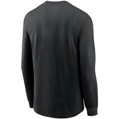New Orleans Saints Primary Logo Long Sleeve T-Shirt Black - Nike