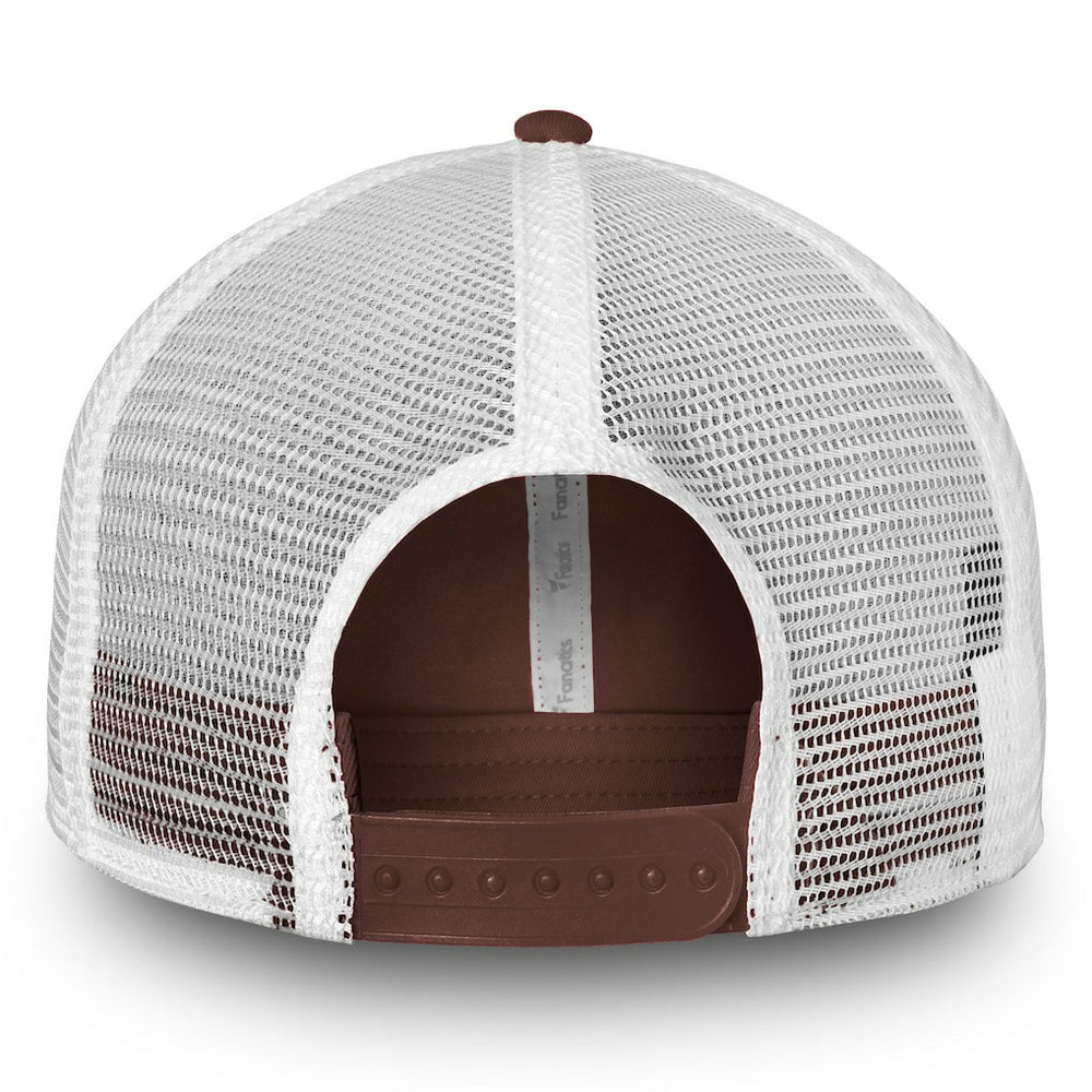 Cleveland Browns Fundamental Trucker Unstructured Adjustable Hat Brown/White - Fanatics