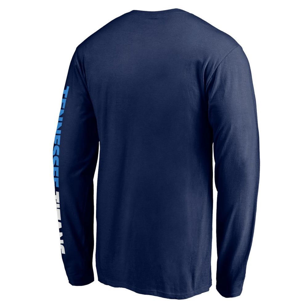 Tennessee Titans Front Runner Long Sleeve T-Shirt Navy - Fanatics
