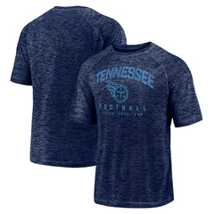 Tennessee Titans Shade Battle Ready Raglan Space-Dye T-Shirt Navy - Fanatics