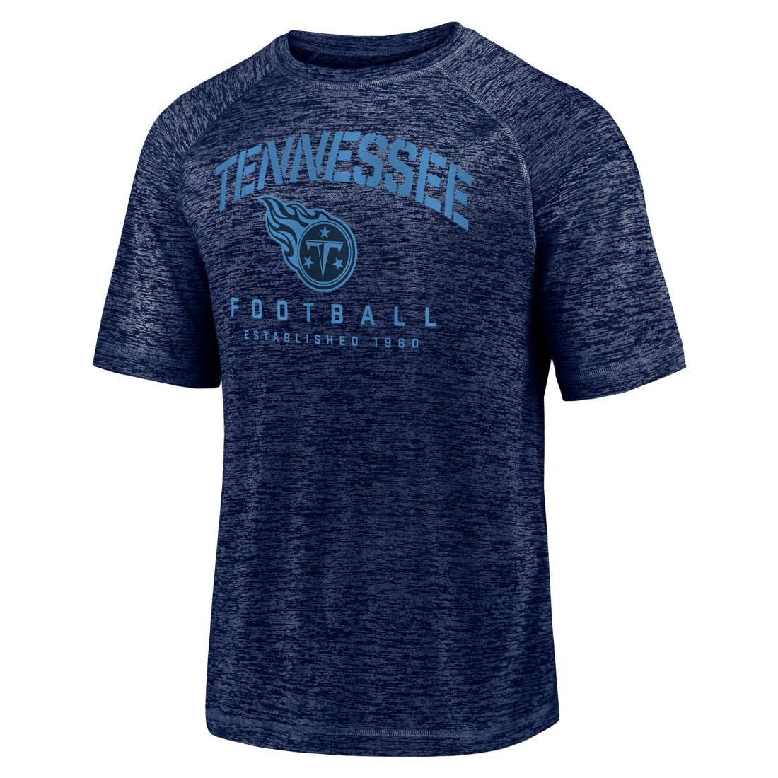 Tennessee Titans Shade Battle Ready Raglan Space-Dye T-Shirt Navy - Fanatics