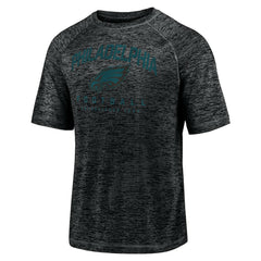 Philadelphia Eagles Shade Battle Ready Raglan Space-Dye T-Shirt Black - Fanatics