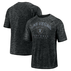 Las Vegas Raiders Shade Battle Ready Raglan Space-Dye T-Shirt Black - Fanatics