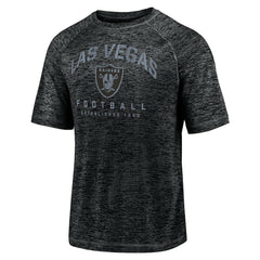 Las Vegas Raiders Shade Battle Ready Raglan Space-Dye T-Shirt Black - Fanatics