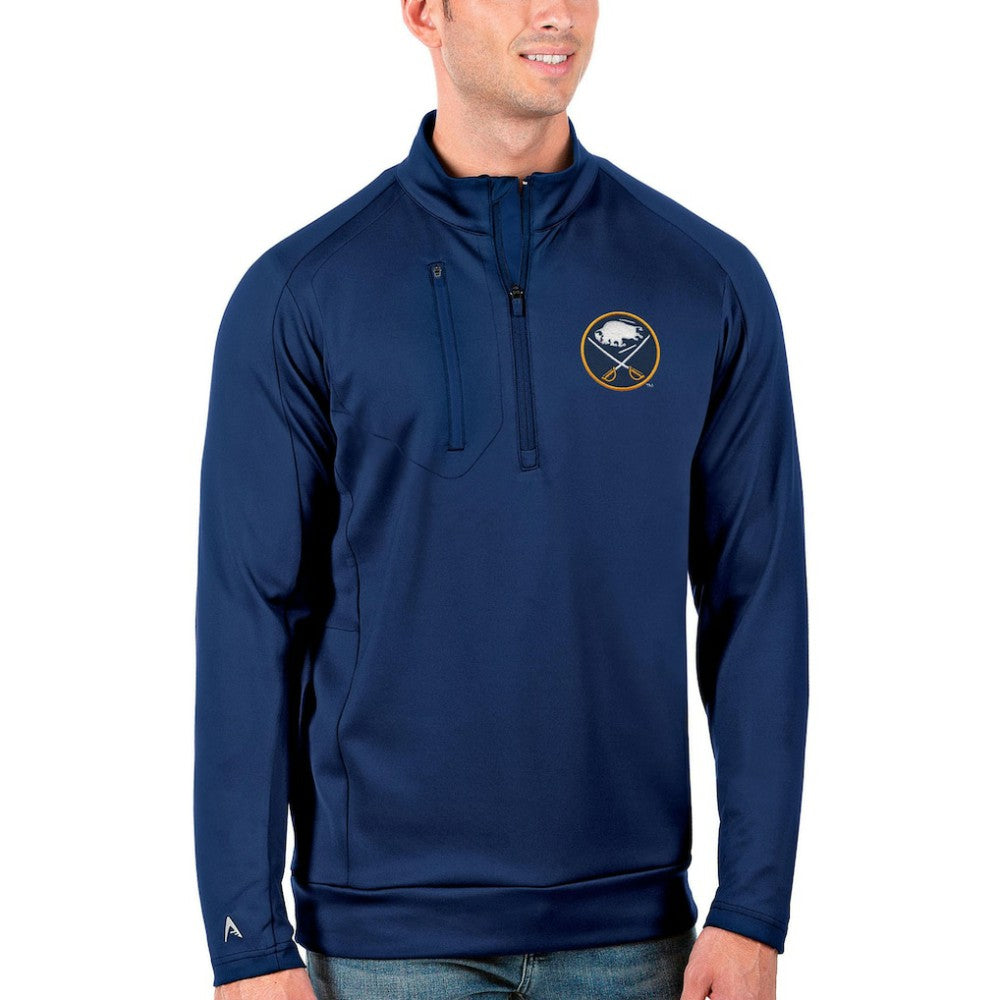 Buffalo Sabres - Antigua Generation Quarter-Zip Pullover Jacket Royal
