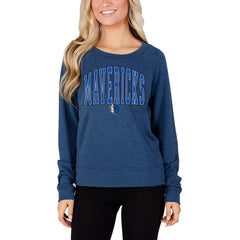 NBA - Dallas Mavericks Concepts Sport Women's Mainstream Terry Long Sleeve Top - Navy