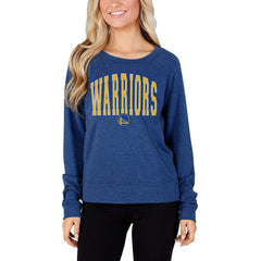 NBA - Golden State Warriors Concepts Sport Women's Mainstream Terry Long Sleeve Top - Royal