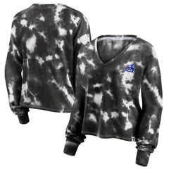 Chicago White Sox Fanatics Women's Tie-Dye V-Neck Pullover Cropped Tee Sale