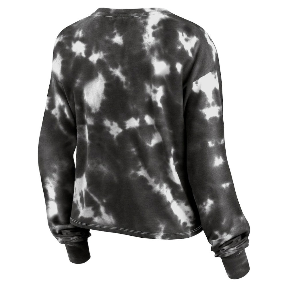 Chicago White Sox Fanatics Women's Tie-Dye V-Neck Pullover Cropped Tee Sale