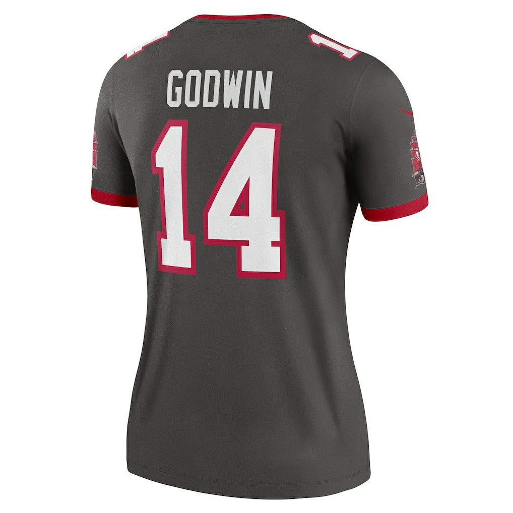Chris Godwin Tampa Bay Buccaneers Women's Alternate Legend Player Performance Top Pewter - Nike