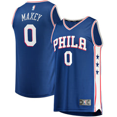 Fanatics - Tyrese Maxey Philadelphia 76ers Fast Replica Jersey Royal - Icon Edition