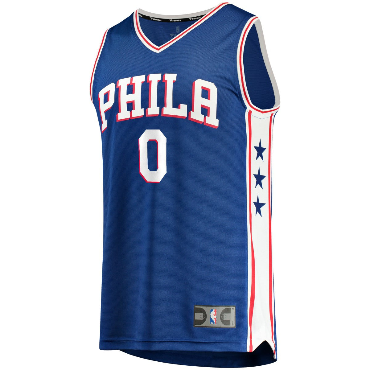 Fanatics - Tyrese Maxey Philadelphia 76ers Fast Replica Jersey Royal - Icon Edition