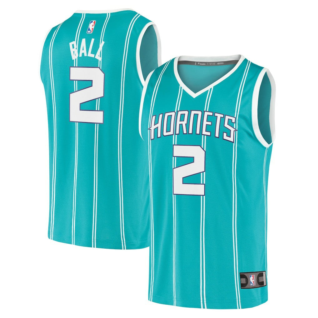 Fanatics - LaMelo Ball Charlotte Hornets Fast Break Replica Jersey Teal - Icon Edition