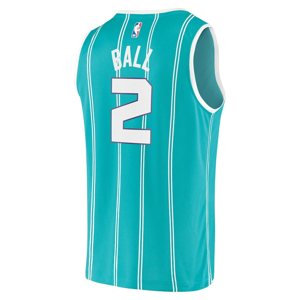 Fanatics - LaMelo Ball Charlotte Hornets Fast Break Replica Jersey Teal - Icon Edition