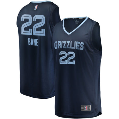 Desmond Bane Memphis Grizzlies 2020 NBA Draft First Round Pick Fast Break Replica Jersey Navy - Icon Edition | NBA Jerseys