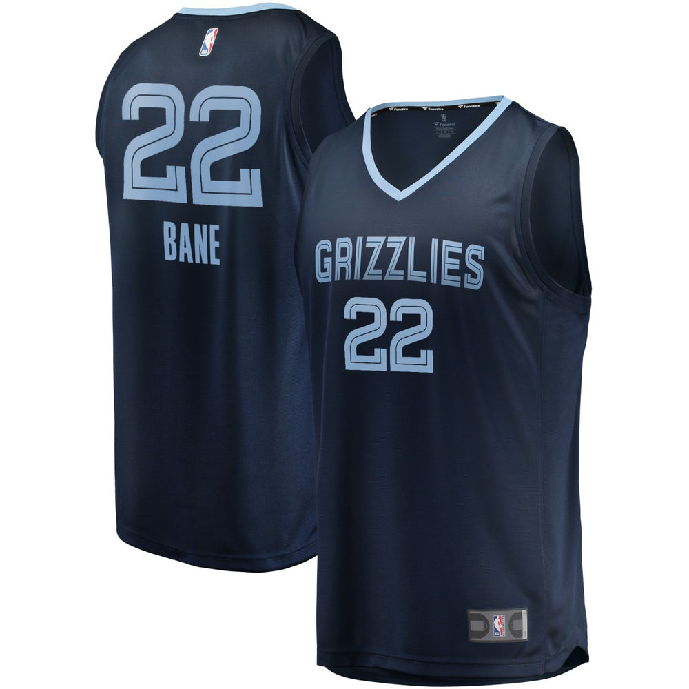 Fanatics - Desmond Bane Memphis Grizzlies 2020 NBA Draft First Round Pick Fast Break Replica Jersey Navy - Icon Edition